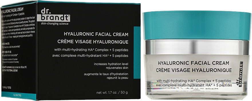 Мульти-увлажняющий крем с гиалуроновой кислотой - Dr. Brandt House Calls Hyaluronic Facial Cream — фото N2