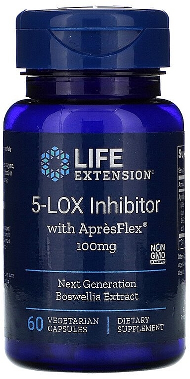 Босвелия - Life Extension 5-LOX Inhibitor With ApresFlex, 100 mg — фото N1