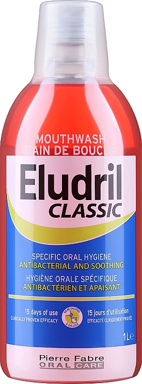 Ополіскувач для ротової порожнини - Pierre Fabre Oral Care Eludril Classic Mouthwash — фото N1