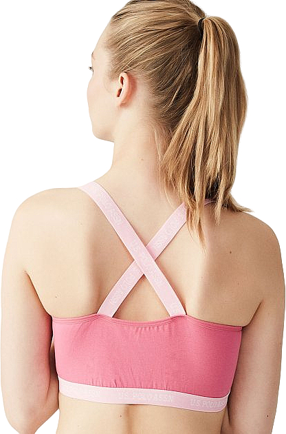 Спортивный бюстгальтер 66117, fushia - U.S. Polo Assn Bra Cross Strapped Soft — фото N2