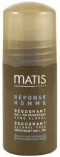 Парфумерія, косметика Дезодорант кульковий - Matis Réponse Homme Alcohol Free Deodorant Roll-on