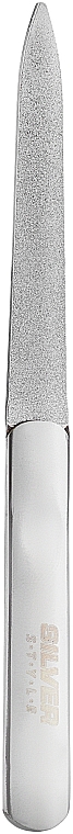 Пилка для нігтів лазерна, 15 см - Silver Style — фото N1