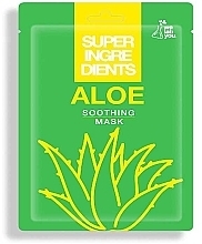 Тканинна маска для обличчя з алое вера - We Lab You Super Ingredients Aloe Soothing Mask — фото N1