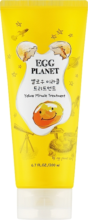 Маска для волосся - Daeng Gi Meo Ri Egg Planet Yellow Miracle Treatment — фото N1