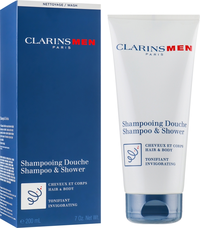 Шампунь-гель для волосся і тіла - Clarins ClarinsMen Shampoo & Shower — фото N1