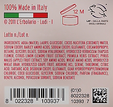 Шампунь для волосся з гіалуроновою кислотою й рослинним кератином - L'Erbolario Acido Ialuronico Luce & Volume Shampoo Effetto Filler — фото N3