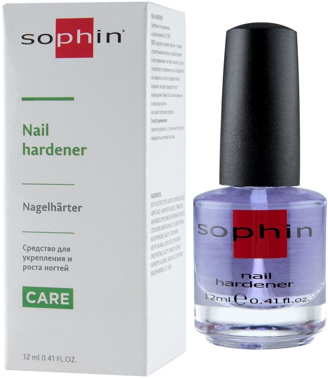 Засіб для зміцнення і зростання нігтів - Sophin Nail Hardiner — фото N1