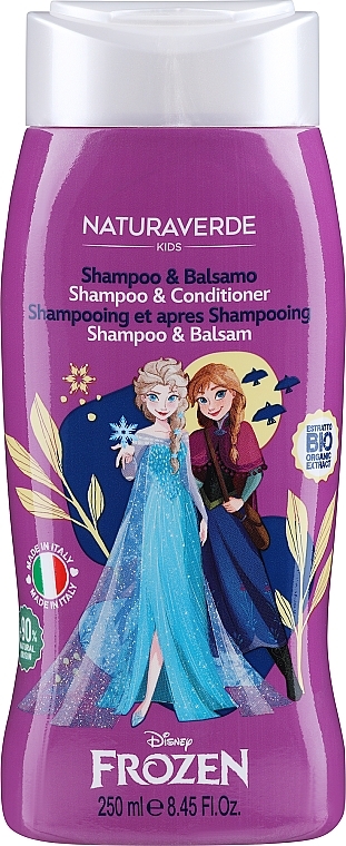 Шампунь-кондиционер для волос для детей "Холодное сердце" - Naturaverde Kids Frozen Shampoo & Conditioner — фото N1