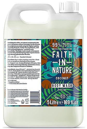 Гель для душу - Faith in Nature Coconut Body Wash — фото N3