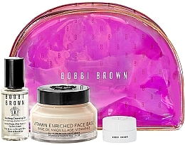 Духи, Парфюмерия, косметика Набор по уходу за кожей лица - Bobbi Brown Set (f/cr/50ml + eye/cr/3ml + f/oil/15ml + bag)