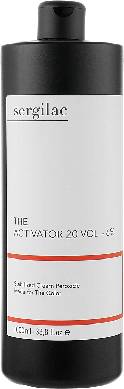 Окислювач 6% - Sergilac The Activator 20Vol — фото N3