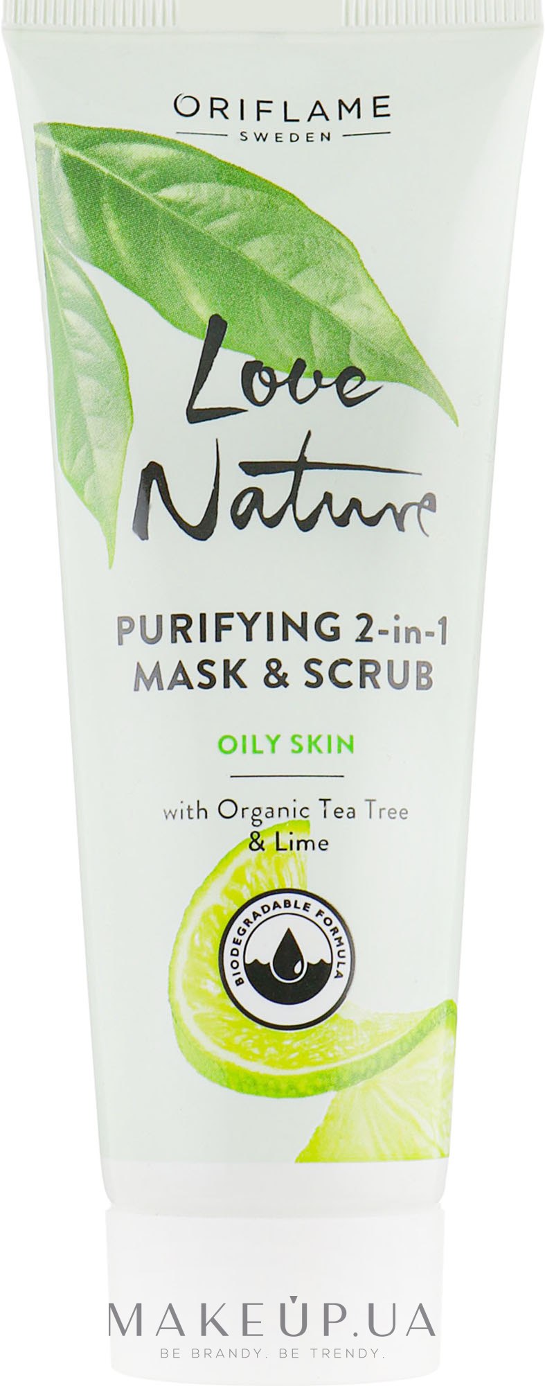 Очищувальна маска і скраб 2 в 1 - Oriflame Love Nature Purifyng 2in1 Mask&Scrub — фото 75ml