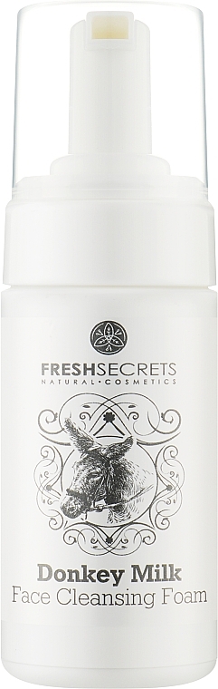 Пінка для очищення обличчя "Осляче молоко" - Madis Fresh Secrets Face Cleansing Foam — фото N1