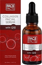 Сировотка шкіри обличчя з колагеном та коензимом Q10 - Face Facts Collagen & Q10 Face Serum — фото N2