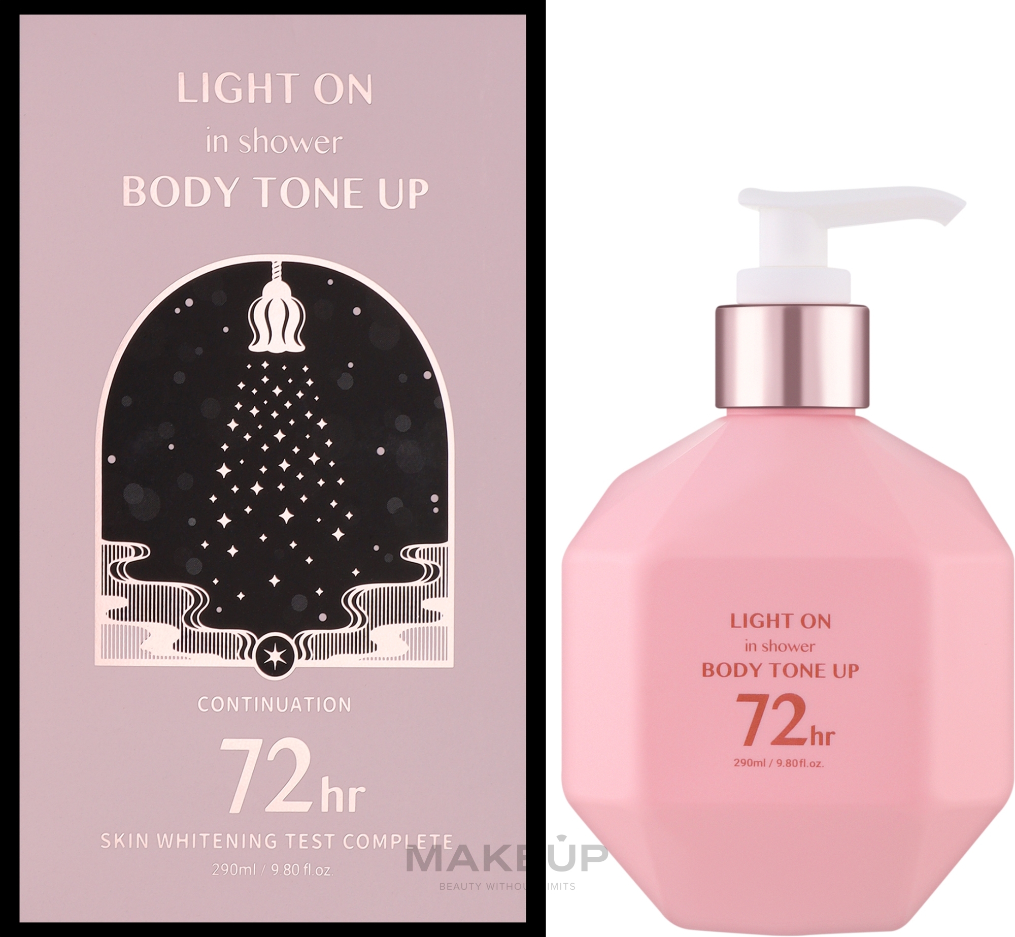 Очищувальний тонік для тіла - Beauty Of Majesty Light On In Shower Body Tone Up — фото 290ml