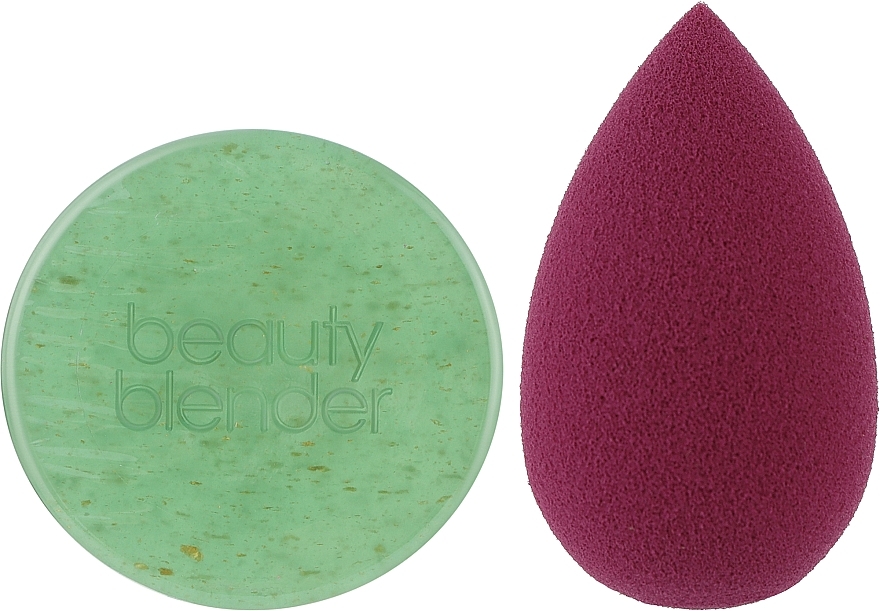 Набор - Beautyblender Happily Blended After (sponge/1pcs + soap/16g) — фото N1