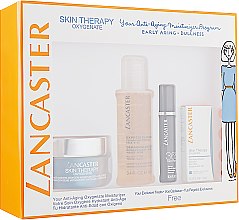 Духи, Парфюмерия, косметика Набор - Lancaster Skin Therapy Oxygenate (cream/50ml + toning/100ml + serum/10ml + cream/eye/3ml)