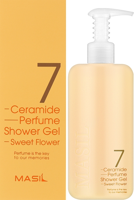 Гель для душу з ароматом солодких квітів - Masil 7 Ceramide Perfume Shower Gel Sweet Flower — фото N2