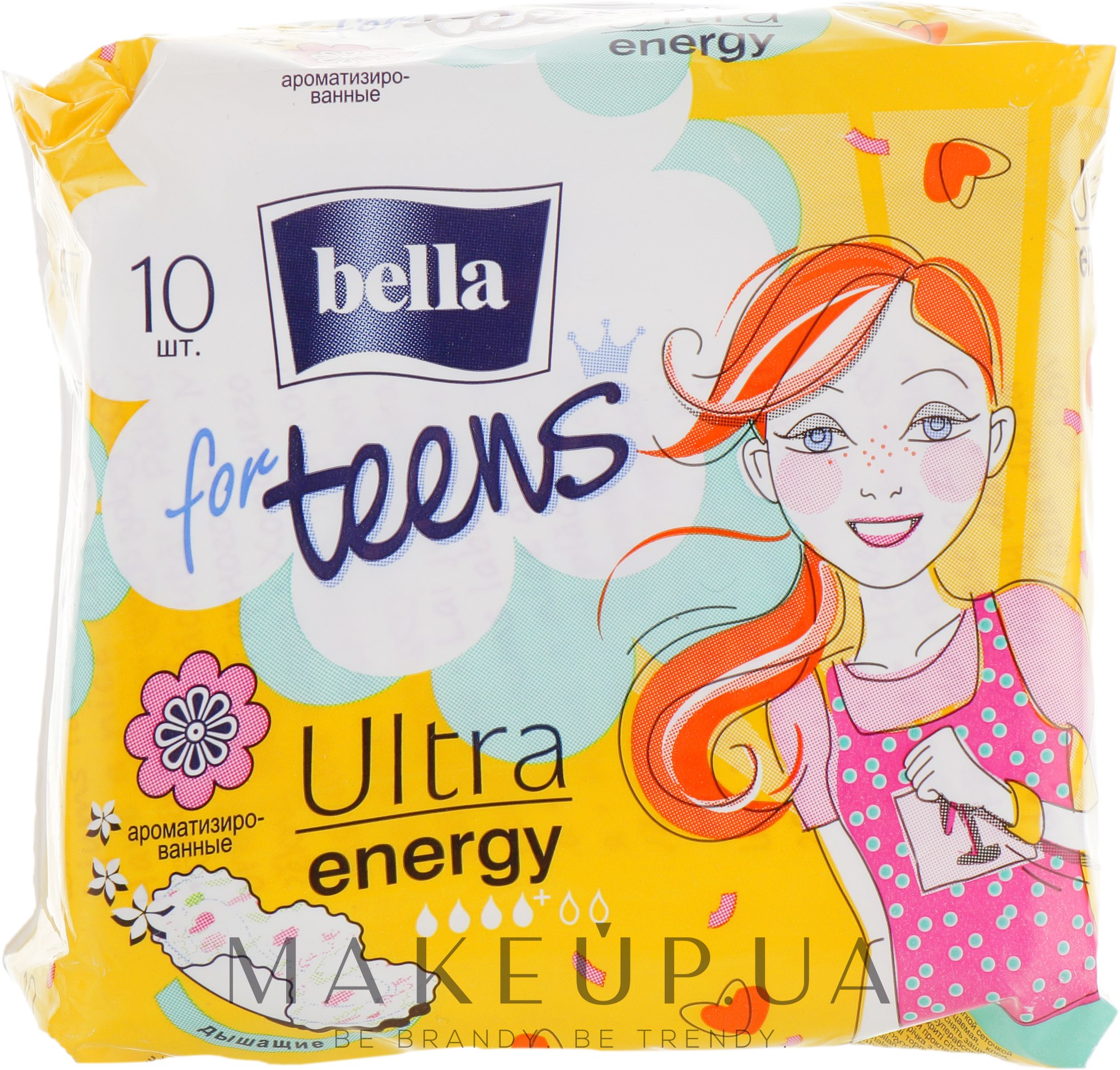 Прокладки For Teens Ultra Energy, 10шт - Bella — фото 10шт