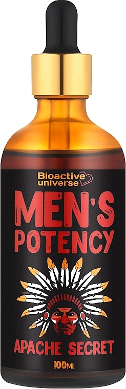 Средство для потенции с перцем чили, высокая концентрация - Bioactive Universe Men's Potency Apache Secret — фото N1