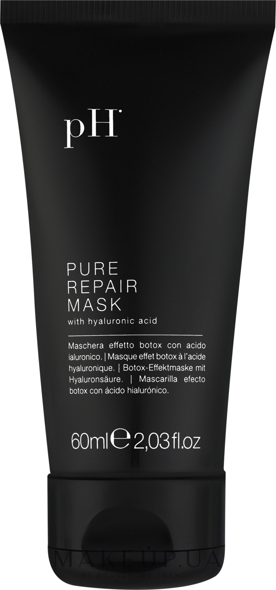 Маска для волосся "Абсолютне відновлення" з гіалуроновою кислотою - Ph Laboratories Pure Repair Mask — фото 60ml