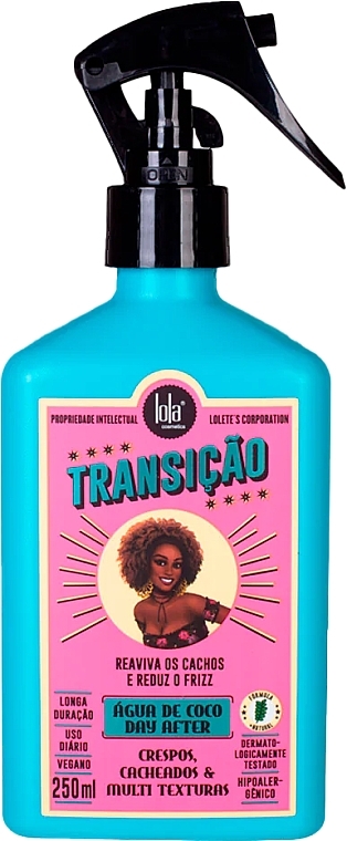 Спрей для волосся з кокосовою водою - Lola Cosmetics Transicao Coconut Water Spray — фото N1