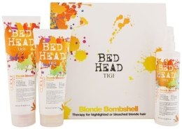 Парфумерія, косметика Набір - Tigi Bed Head Blonde Bombshell (shm/250ml + cond/200ml + balm/250ml)