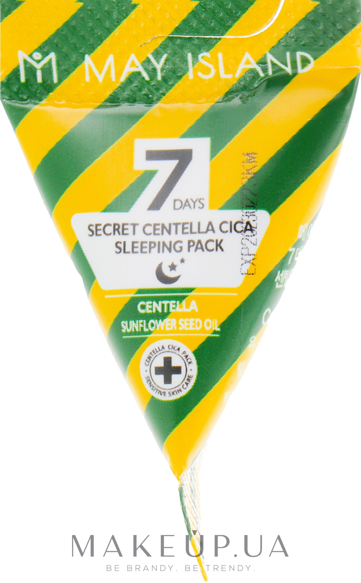 Заспокійлива нічна маска з центелою - May Island Seven Days Secret Centella Cica Sleeping Pack — фото 5g