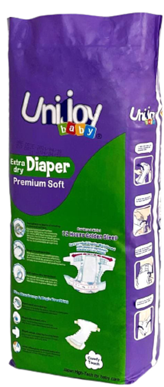 Подгузники ультратонкие "Premium Soft", S, 3-6 кг, 40 шт. - Unijoy — фото N2