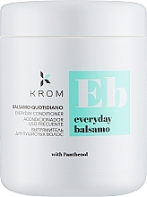 Кондиционер для ежедневного ухода с пантенолом - Krom Everyday Conditioner — фото N1