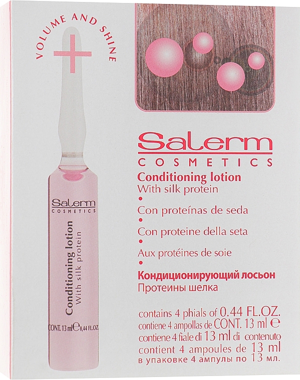 УЦЕНКА Интенсивный лосьон с протеинами шелка - Salerm Conditioning Lotion Silk Protein * — фото N1