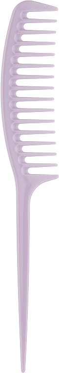 Гребень 82826 с ручкой, сиреневый - Janeke Fashion Comb For Gel Application Lilac Fluo — фото N1