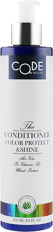 Міцелярний кондиціонер для волосся "Захист кольору" - Code Of Beauty Conditioner Color Protect & Shine