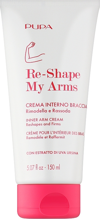 Крем с подтягивающим эффектом для внутренней части рук - Pupa Re-Shape My Arms Inner Arm Cream — фото N1