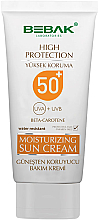 Матирующий солнцезащитный крем - Bebak Laboratories High Protection Moisturizing Sun Cream — фото N1