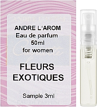 Andre L`Arom Lovely Flauers "Fleurs Exotiques" - Парфюмированная вода (пробник) — фото N1