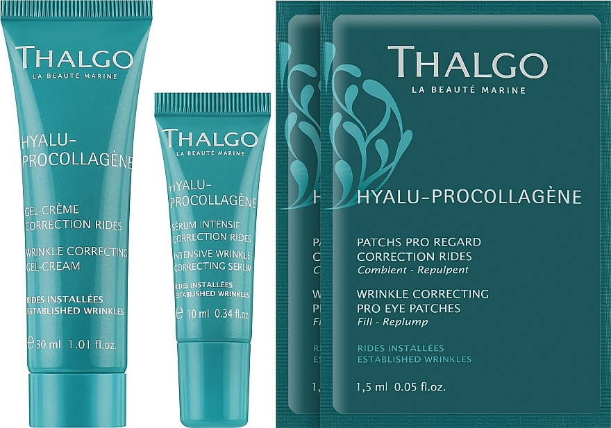 Набор для лица "Контроль морщин" - Thalgo (eye/gel/30ml + ser/10ml + patch/1,5ml) — фото N2