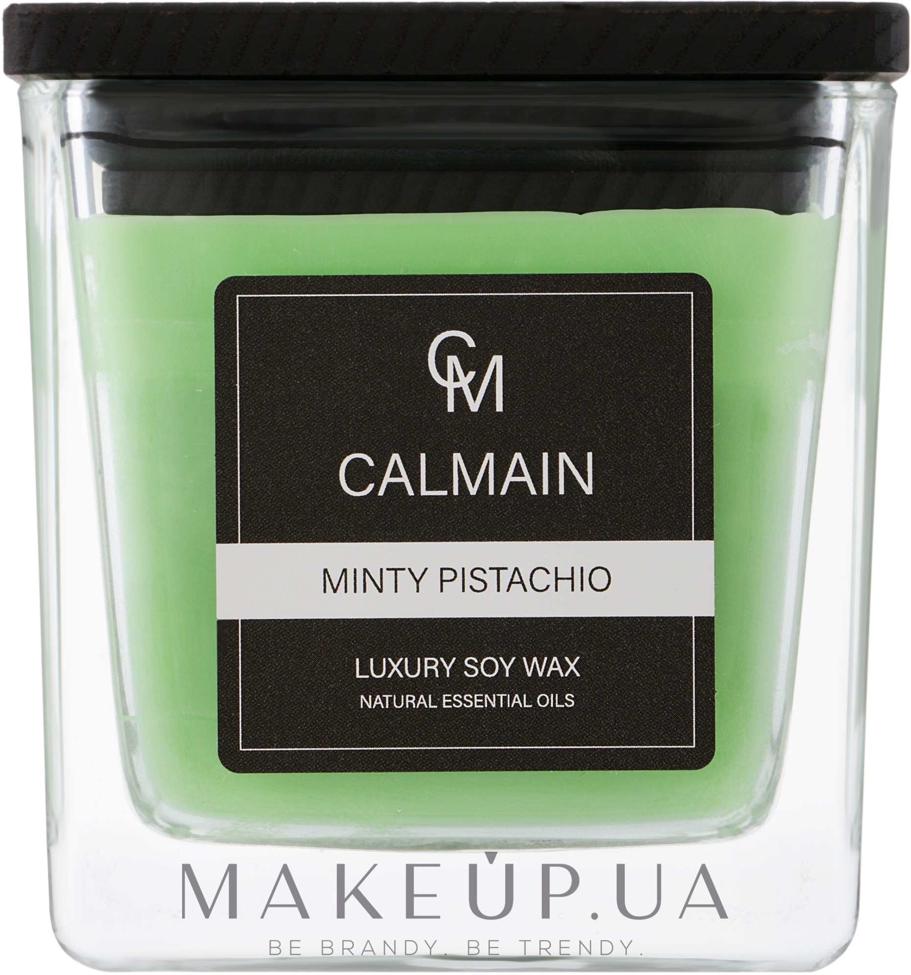 Ароматическая свеча "Мятная фисташка" - Calmain Candles Minty Pistachio — фото 220g