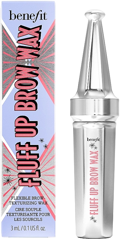 Прозорий гель для брів - Benefit Fluff Up Brow Wax (міні) — фото N2