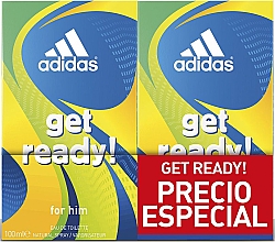 Духи, Парфюмерия, косметика Adidas Get Ready! For Him - Набор (edt/100 ml + edt/100 ml)