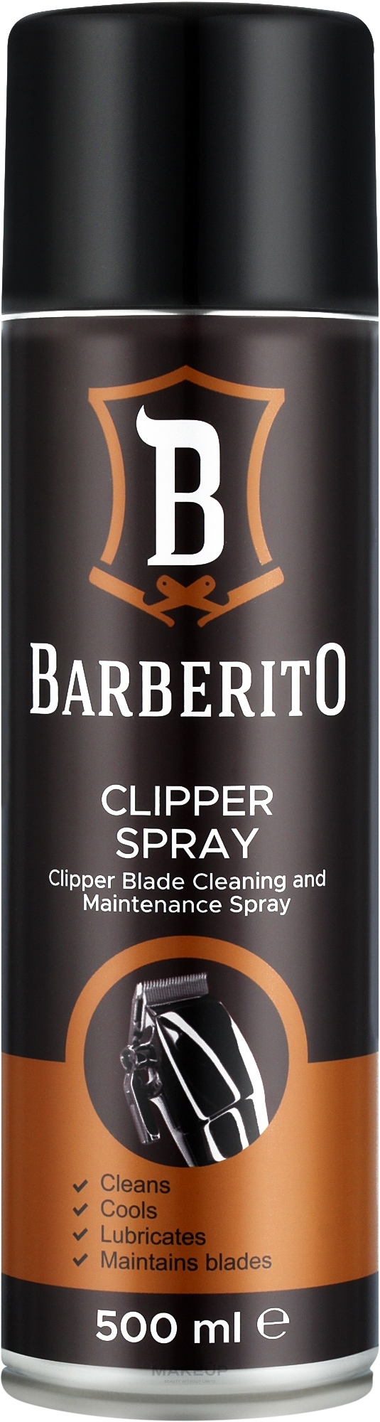 Спрей 5 в 1 - Barberito Clipper Spray — фото 500ml