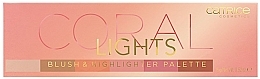 Палетка румян и хайлайтеров - Catrice Coral Lights Blush & Highlighter Palette — фото N1