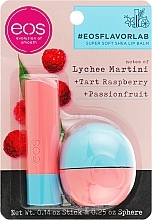 Набір - EOS Lychee Martini Stick & Sphere Lip Balm (l/balm/4g + l/balm/7g) * — фото N1