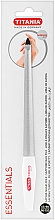 Пилочка для нігтів вигнута з мікросапфировим покриттям розмір 8 - Titania Soligen Saphire Nail File — фото N1
