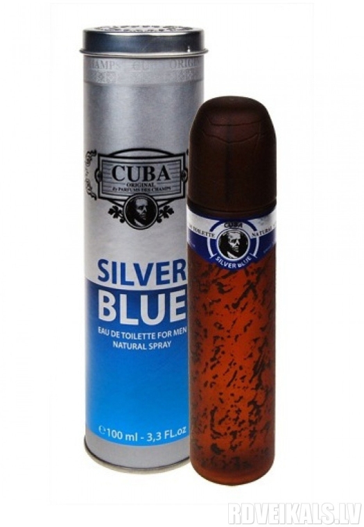 Cuba Silver Blue - Туалетная вода — фото N1