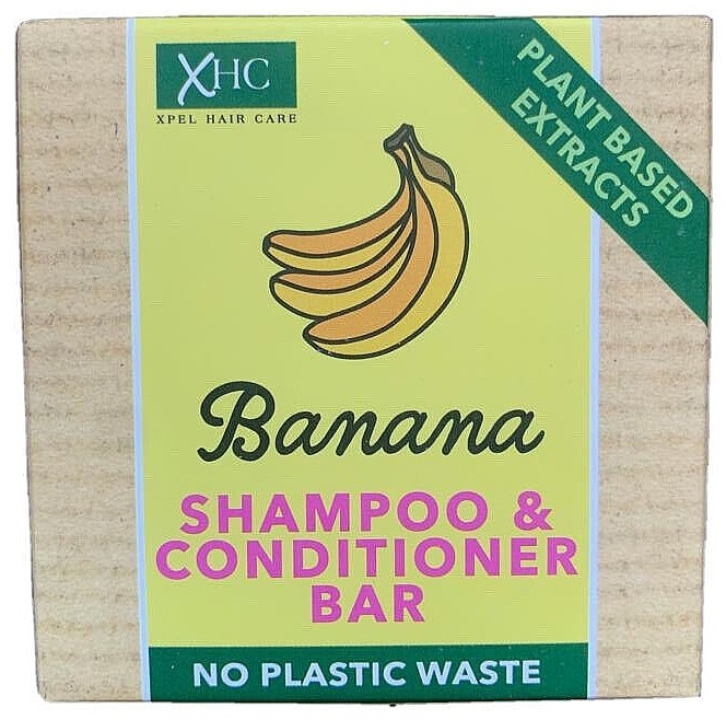 Твердый шампунь-кондиционер - Xpel Marketing Ltd Banana Shampoo & Conditioner Bar — фото N1