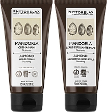 Набір - Phytorelax Laboratories Almond Body Ritual (h/cr/75ml + h/scrub 75ml) — фото N2