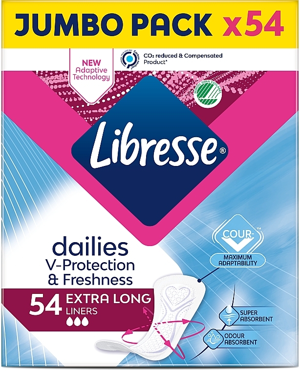 УЦІНКА Щоденні прокладки подовжені, 54 шт. - Libresse Dailies Protect * — фото N2