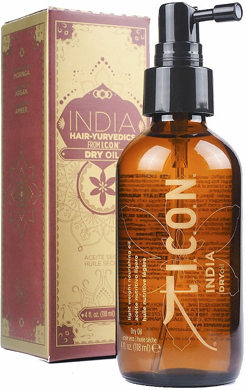 Суха олія для волосся - I.C.O.N. India Dry Oil — фото N2