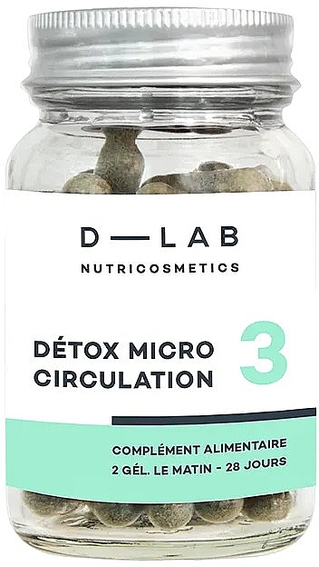 Пищевая добавка "Микроциркуляционный детокс" - D-Lab Nutricosmetics Microcirculation Detox — фото N1